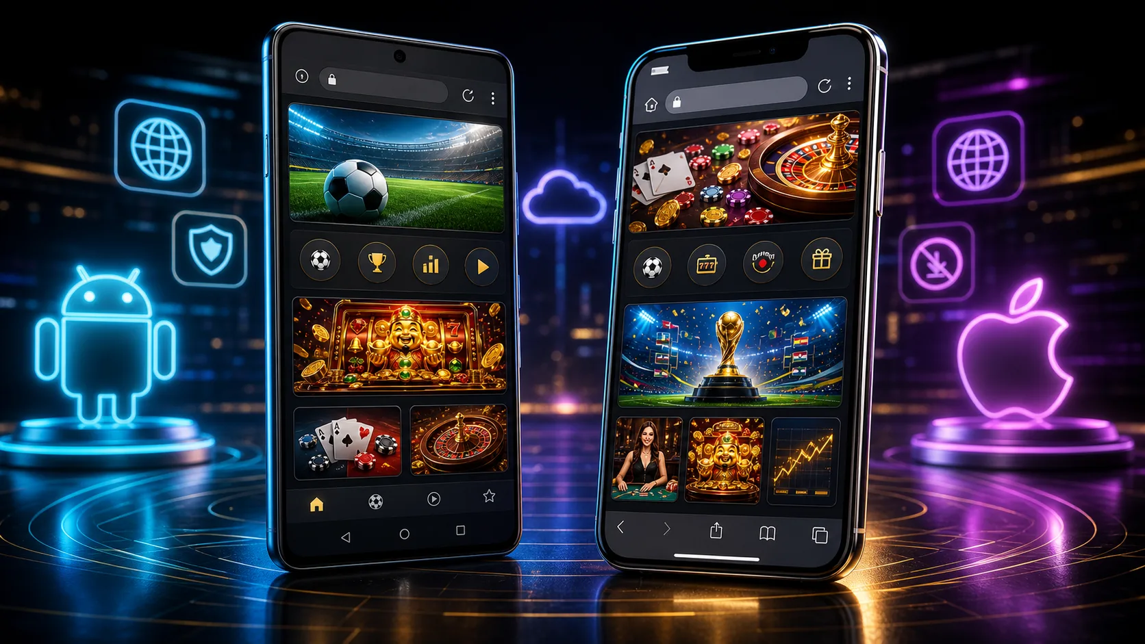 Experiência betfair compatível com Android e iOS no navegador mobile